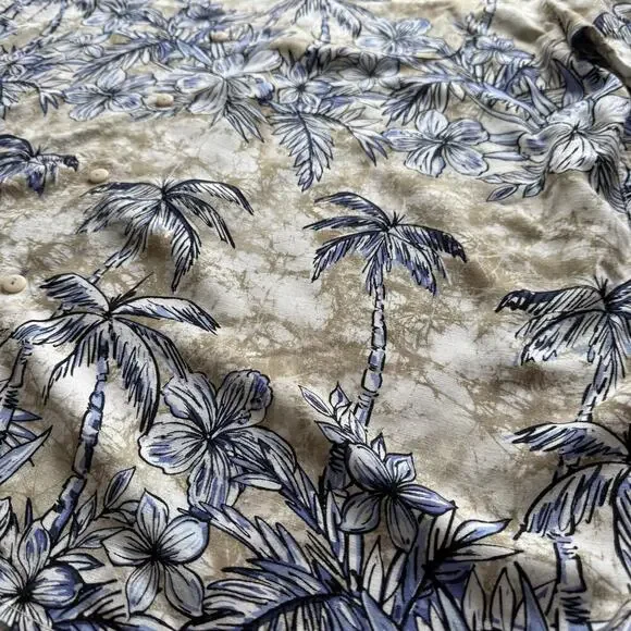 Tommy Bahama Veracruz Cay bubtton up Tropical size XXL short sleeve old school - Picture 3 of 11